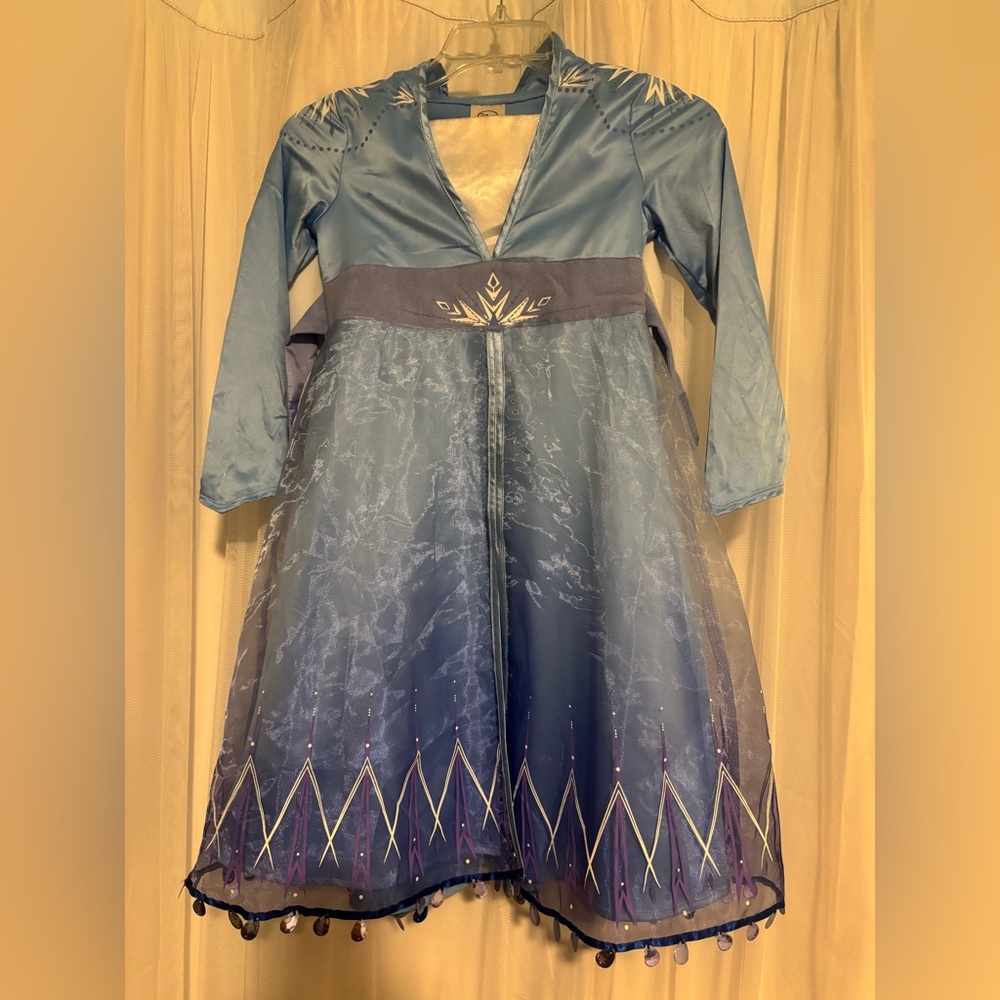 Disney Frozen Elsa Light Blue Dress with White Accents